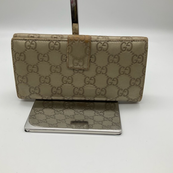 GUCCI LEATHER LONG WALLET - Picture 2 of 10